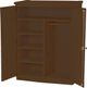 Crate Designs™ Furniture Brindle Small Combo Armoire-0
