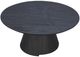 Nest Home Collections Alex Matte Black Round Coffee Table-2
