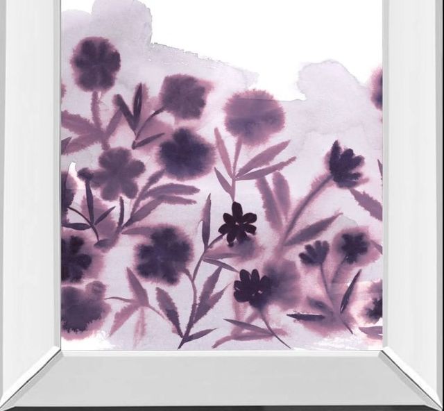 Classy Art Ultra Violets I by Grace Popp Mirror Framed Wall Art-1