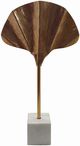 A & B Home Gold/White Lamp-0
