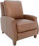 BarcaLounger® Melrose Dobbs Saddle Leather Manual Recliner-0