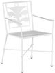 Currey & Company Las Palmas Gesso White Armchair-0