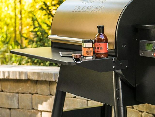 Traeger® Black Folding Front Shelf-1