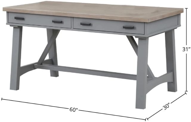 Parker House® Americana Modern Dove 60" Writing Desk-2