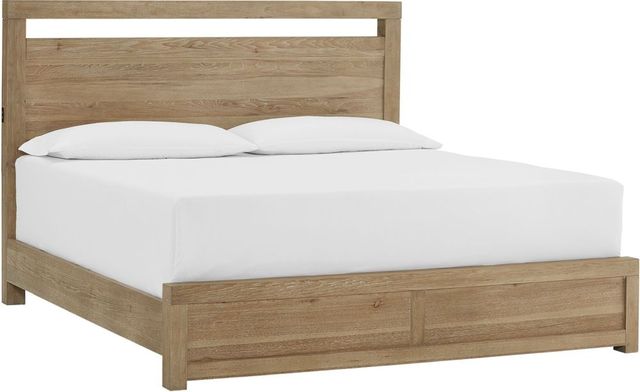 aspenhome® Modern Loft Modern Khaki California King Panel Bed-0