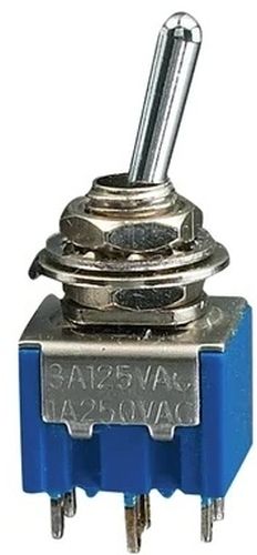 RadioShack 3A at 125 VAC DPDT Mini Center Off Switch-0
