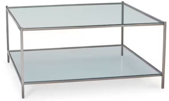 Bassett® Furniture Linville Champagne Square Cocktail Table-0
