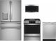 GE Profile™ 4 Piece Stainless Steel Gas Kitchen Package-0