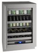 U-Line® Stainless Steel 24" Right Hinge Beverage Center-0