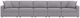 Signature Design by Ashley® Modmax 5-Piece Granite Small Spaced Sectional-0