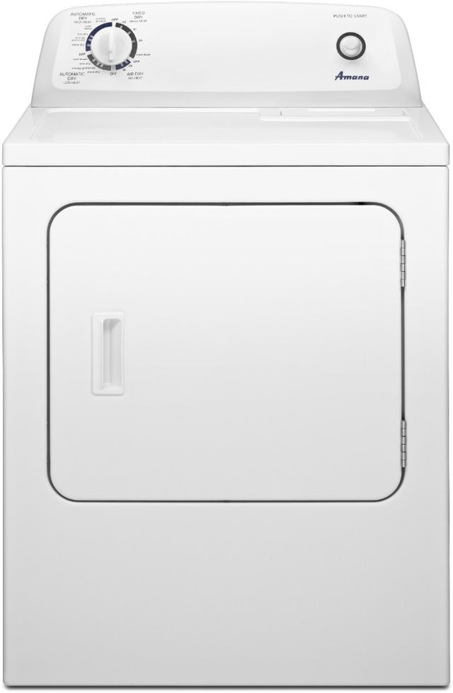 Amana® 6.5 Cu. Ft. White Front-Load Electric Dryer-0
