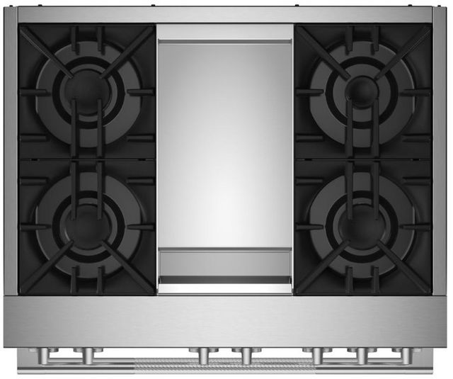 JennAir® RISE™ 36" Stainless Steel Pro Style Dual Fuel Range-3