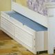 American Woodcrafters 6510 Cottage Traditions Clean White Trundle Unit-0