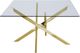 Meridian Furniture Xander Gold 60" Dining Table-2