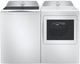 GE Profile® White Top Load Washer & Gas Dryer Laundry Pair-0