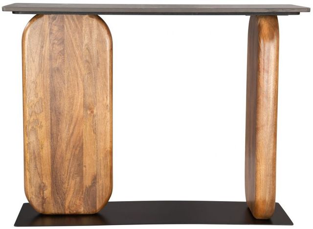 Zuo® Modern Pemba Black/Brown Console Table-2