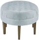 Olliix by Madison Park Dusty Blue Martin Surfboard Tufted Ottoman-1