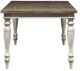 Liberty Furniture Whitney Weathered Gray Rectangular Table with Antique Linen Legs-2
