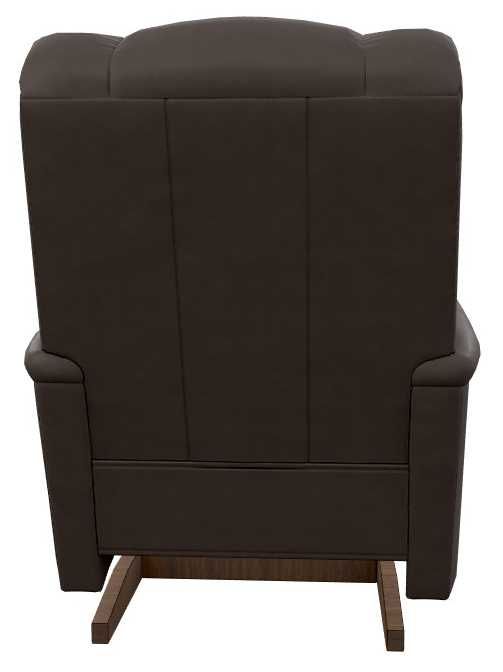 La-Z-Boy® Pinnacle Umber Leather Power Rocking Recliner with Headrest-3
