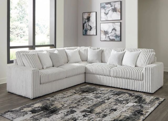 Signature Design by Ashley® Stupendous 3-Piece Alloy L-Shape Sectional-1
