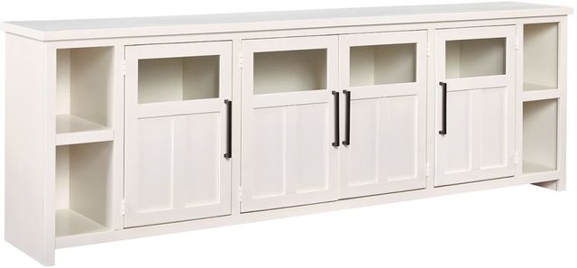 aspenhome® Finnegan White 98" Console and Hutch-2