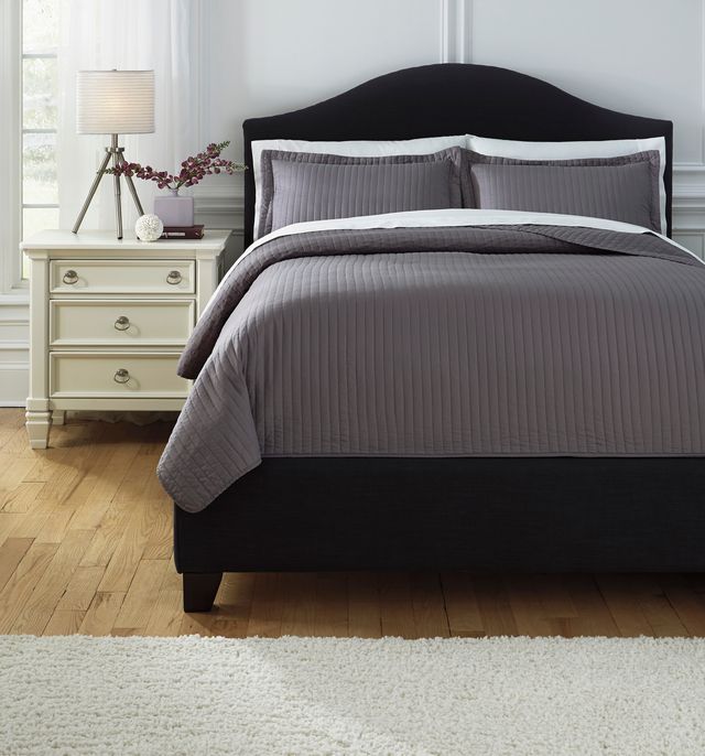 Signature Design by Ashley® Raleda Gray King Coverlet Set-1