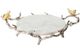 A & B Home Alvada Cream Marble Decorative Tray-0