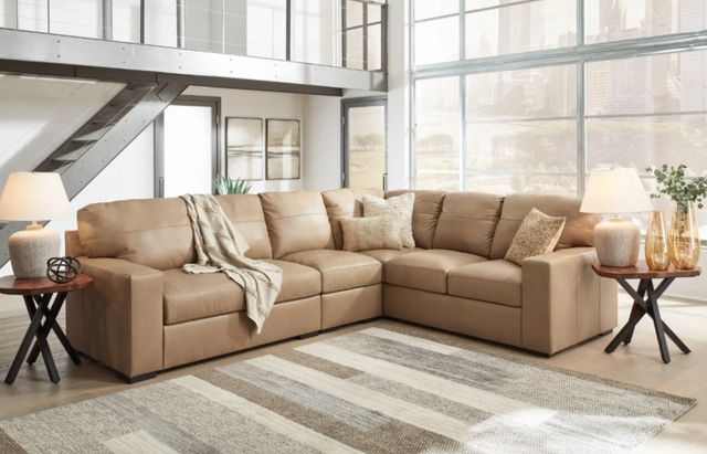 Signature Design by Ashley® Bandon 3-Piece Toffee Right-Arm Facing Sectional-4