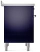 Ilve® Nostalgie II Series 36" Midnight Blue Pro Style Induction Range-2