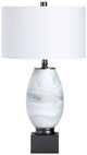 Crestview Collection Wilder Black/White Table Lamp-1
