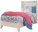 Signature Design by Ashley® Dreamur 3-Piece Champagne Twin Panel Bed Set-1