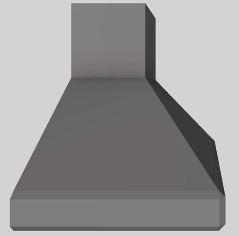 Vent-A-Hood® 48" Gunsmoke Wall Hood-1