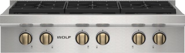 Wolf® Brushed Brass Knob Kit-1