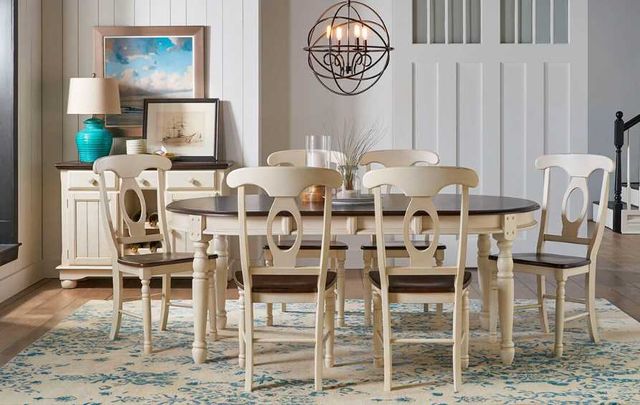 A-America® Bristol Isles Cocoa Bean Extending Table with Chalk Base-2