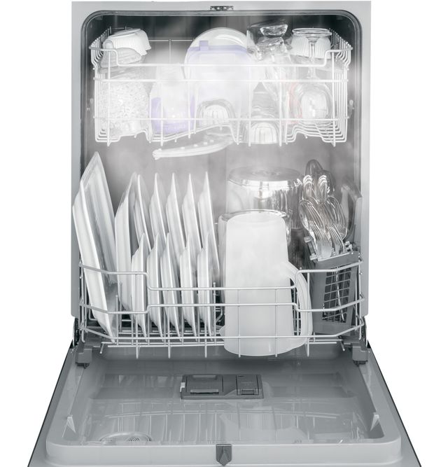 GE® 24" Black Built In Dishwasher-3