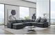 Porter International Designs Cullen 4-Piece Gray Left-Arm Facing Sectional-4