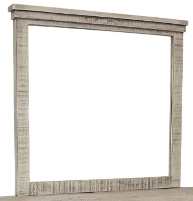 American Heartland Manufacturing Rustic 6-Drawer Dresser and Mirror-2