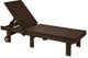 C R Plastic Generation Line Chocolate Chaise Lounge with Hidden Wheels-0