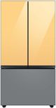 Samsung Bespoke 36" Matte Grey Glass French Door Refrigerator Bottom Panel-1