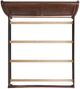 Elements International Phillipe Cherry King Sleigh Bed-2