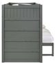 Elements International Sami Gray Twin Over Full Bunk and Loft Bed-3