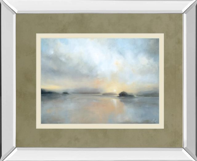 Classy Art December Mists by Joanne Parent Mirror Framed Wall Art-0