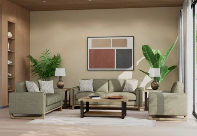 Emerald Home Sutton Place Olive Green Sofa-1