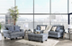 Furniture of America® Pierpont Blue Chair-1