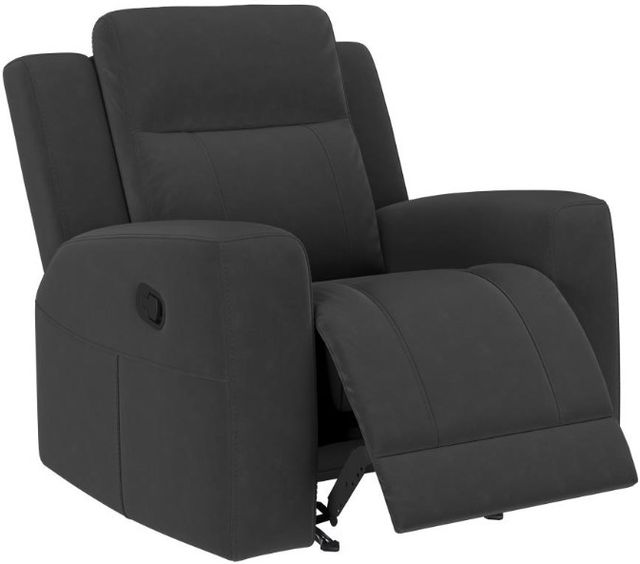 Coaster® Brentwood Dark Charcoal Manual Recliner-1