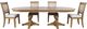 Jofran Inc. Brentwood 5-Piece Cascade Oak Dining Table Set-0