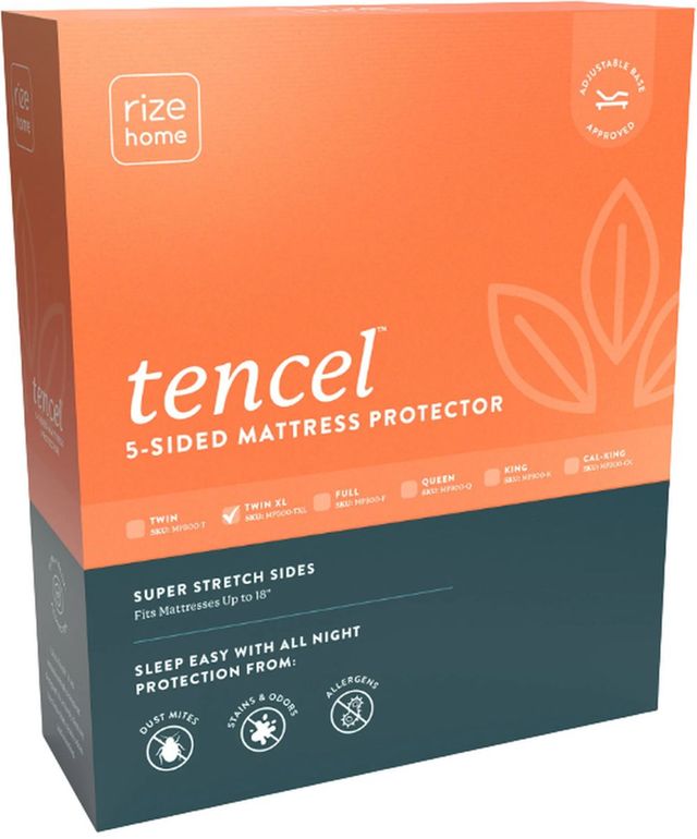 Rize Home Tencel™ Twin Mattress Protector-0