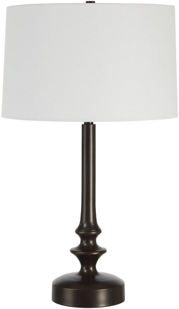 Renwil® Everren Zyra Matte Dark Bronze Table Lamp-0