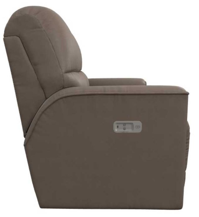 La-Z-Boy® Cade Stone Leather Power Reclining Loveseat with Headrest-3