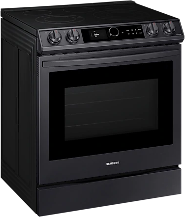 Samsung 30" Black Stainless Steel Slide In Electric Range-1